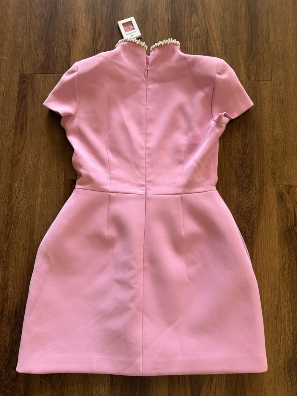 New Nadine Merabi Simone Pink Mini Dress - Picture 7 of 7